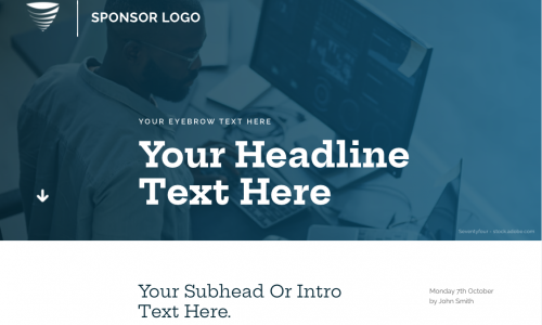 Interactive Advertorial Sample